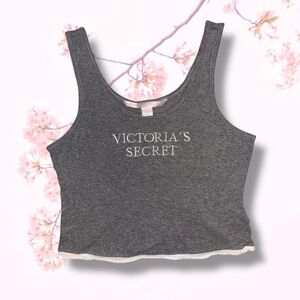 Vintage 2000s Victorias Secret embroidered logo tank top